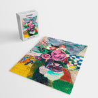 Still Life After Matisse Digital Vector Painting Jigsaw Puzzle Gallery Image 2