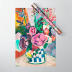 Still Life After Matisse Digital Vector Painting Wrapping Paper Gallery Image 1
