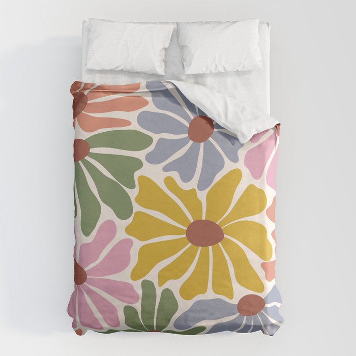 Big Groovy Flower - Vintage Duvet Cover Gallery Image 6