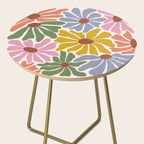 Big Groovy Flower - Vintage Side Table Gallery Image 2