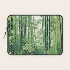 Green Bamboo Forest   Laptop Sleeve Gallery Image 1