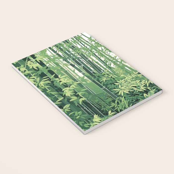 Green Bamboo Forest   Notebook Gallery Image 3
