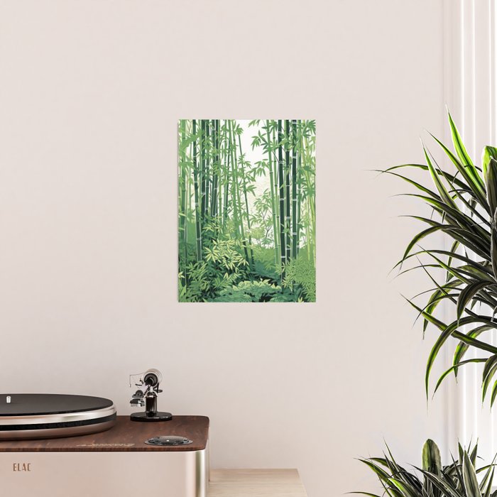 Green Bamboo Forest   Poster Gallery Image 2