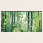 Green Bamboo Forest   Desk Mat Gallery Image 3