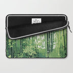 Green Bamboo Forest   Laptop Sleeve Gallery Image 2