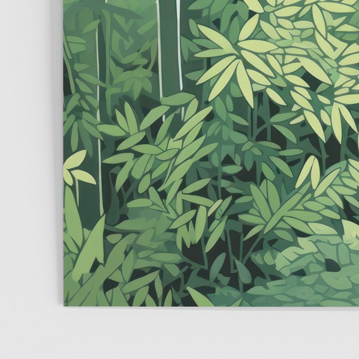 Green Bamboo Forest   Poster Gallery Image 3