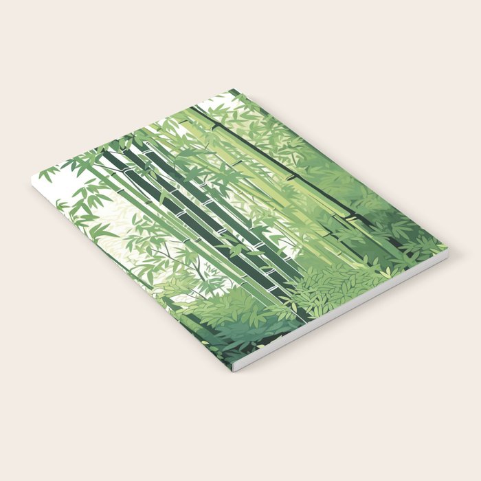 Green Bamboo Forest   Notebook Gallery Image 2