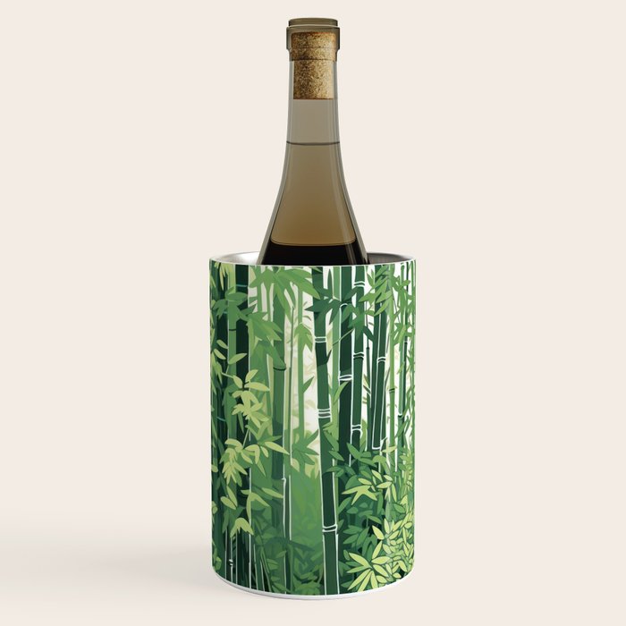 Green Bamboo Forest   Wine Chiller Gallery Image 2