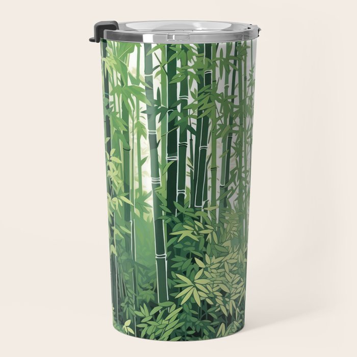 Green Bamboo Forest   Travel Mug Gallery Image 3