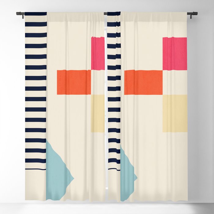 Minimal Geometric 211 Window Curtain Gallery Image 5