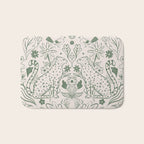 All About Balance Lines (olive) Bath Mat Gallery Image 1