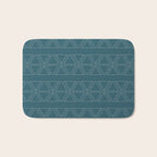 lines geo-teal Bath Mat Gallery Image 1