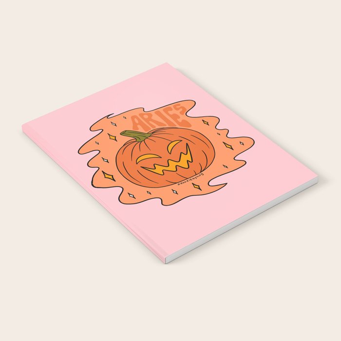 Aries Jack O Lantern Notebook Gallery Image 2