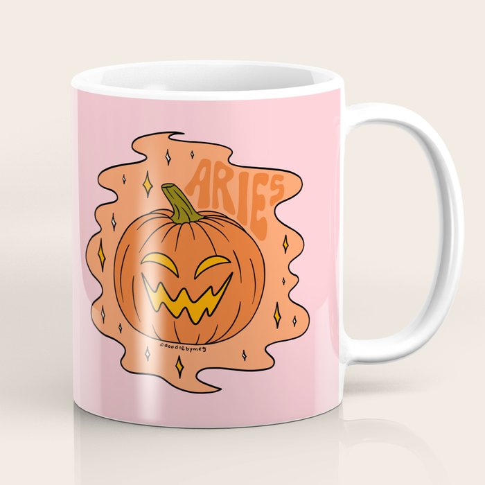 Aries Jack O Lantern Coffee Mug Gallery Image 1