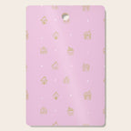 Christmas gingerbread house doodle pattern  Cutting Board Gallery Image 1