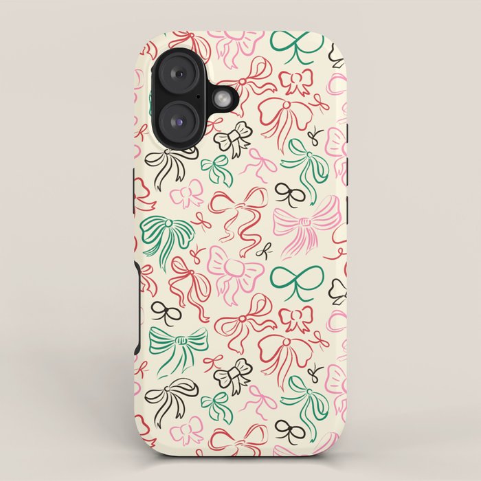 Coquette Holiday Bows iPhone Case Gallery Image 1