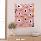 abstract flower land  Wall Tapestry Gallery Image 2