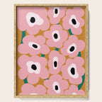 abstract flower land  Serving Tray Gallery Image 1