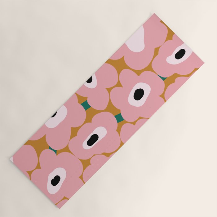 abstract flower land  Yoga Mat Gallery Image 1