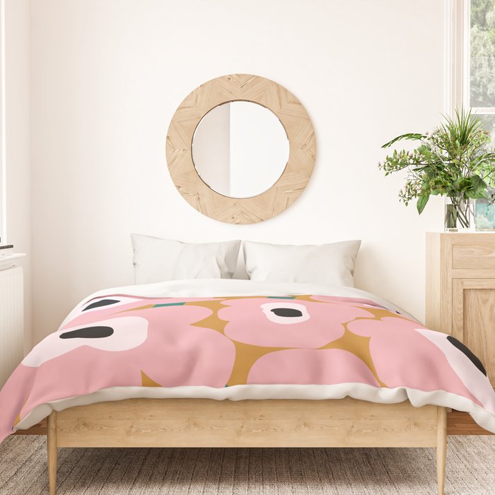 abstract flower land  Duvet Cover Gallery Image 3