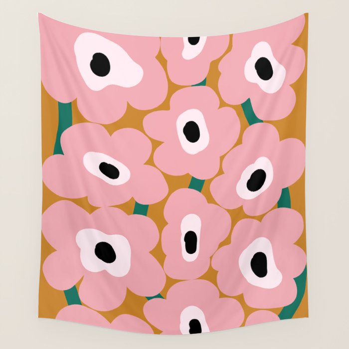 abstract flower land  Wall Tapestry Gallery Image 4
