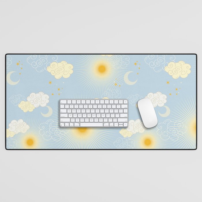 Feel the Cosmic summer day Desk Mat Gallery Image 1