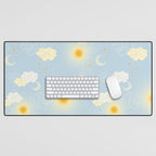 Feel the Cosmic summer day Desk Mat Gallery Image 1