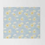 Feel the Cosmic summer day Throw Blanket Gallery Image 2