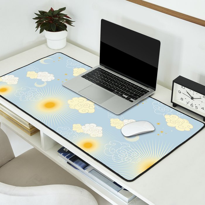 Feel the Cosmic summer day Desk Mat Gallery Image 2