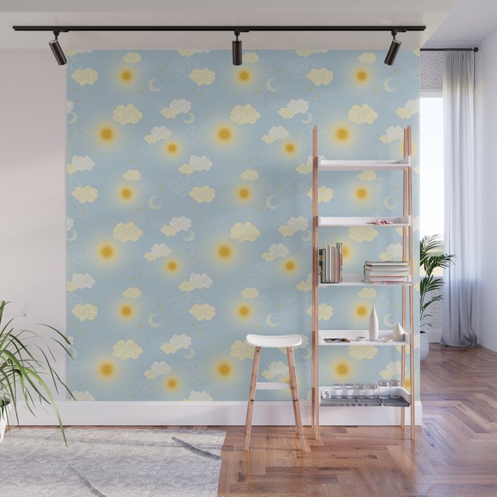 Feel the Cosmic summer day Wall Mural Gallery Image 1
