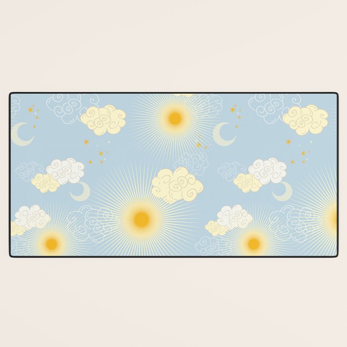 Feel the Cosmic summer day Desk Mat Gallery Image 3