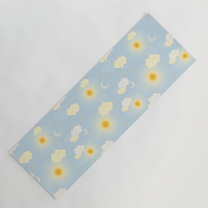 Feel the Cosmic summer day Yoga Mat Gallery Image 1