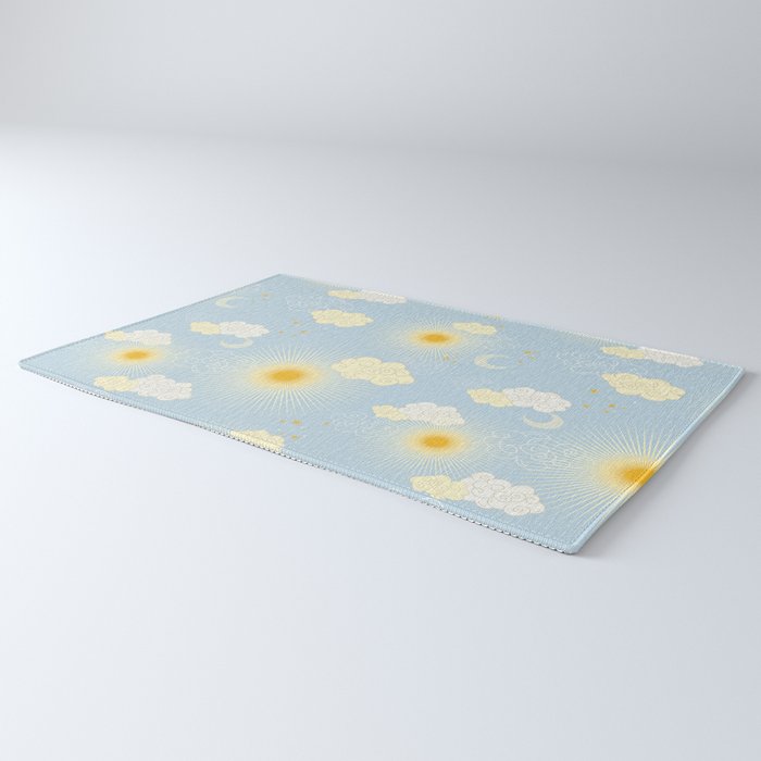 Feel the Cosmic summer day Rug Gallery Image 3