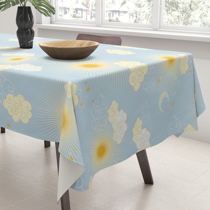 Feel the Cosmic summer day Tablecloth Gallery Image 3