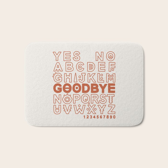 Plastic Bag Ouija Board Bath Mat Gallery Image 1