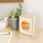 Metta Meditation Orange Loving Kindness Mini Art Print Gallery Image 2