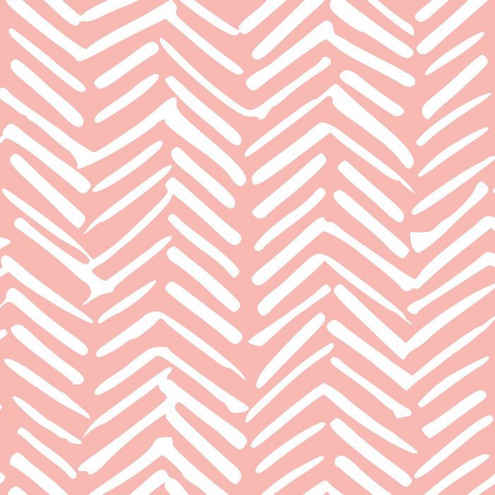 Pink, Boho, Abstract, Herringbone Pattern Coffee Mug Gallery Image 2