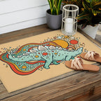 Star Stego | Retro Reptile Palette Outdoor Rug Gallery Image 2