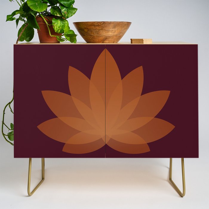 Lotus Flower Minimalism XII Credenza Gallery Image 1