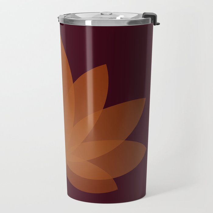 Lotus Flower Minimalism XII Travel Mug Gallery Image 2