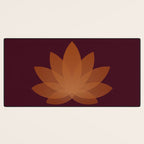 Lotus Flower Minimalism XII Desk Mat Gallery Image 3