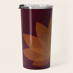 Lotus Flower Minimalism XII Travel Mug Gallery Image 3