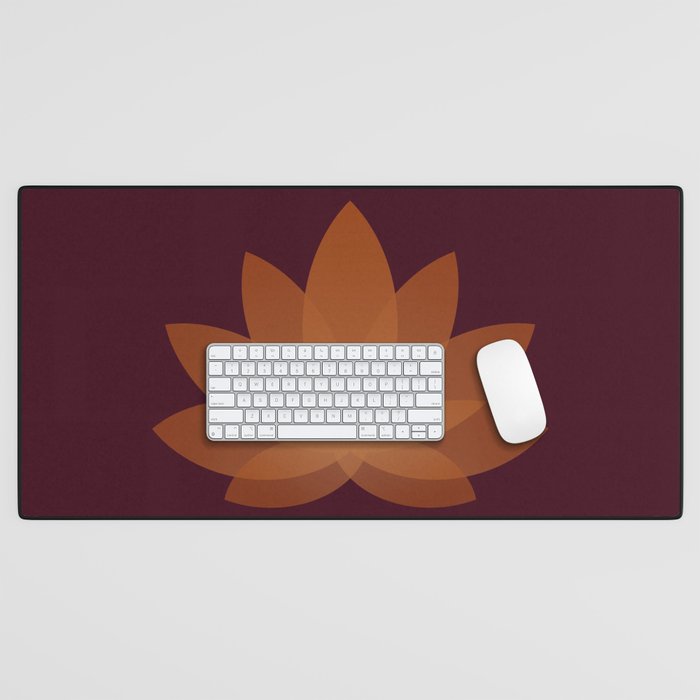 Lotus Flower Minimalism XII Desk Mat Gallery Image 1