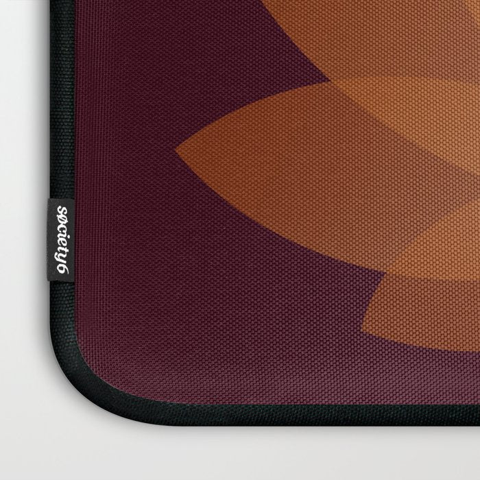 Lotus Flower Minimalism XII Laptop Sleeve Gallery Image 3