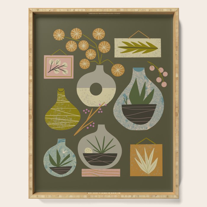 Plant Exhibit Serving Tray Gallery Image 1