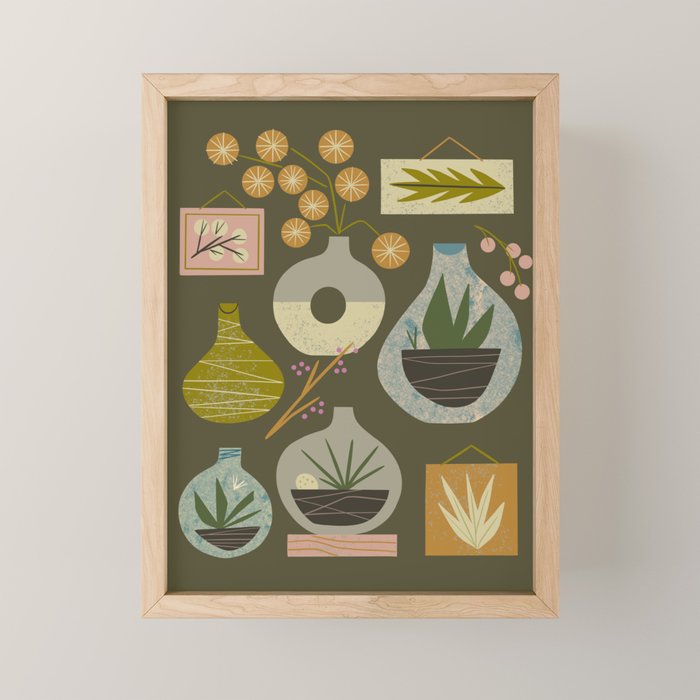 Plant Exhibit Mini Art Print Gallery Image 1