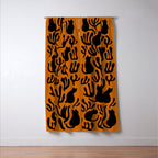 Pattern Cat 02a Autumn Window Curtain Gallery Image 3