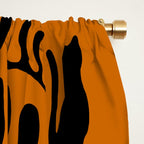 Pattern Cat 02a Autumn Window Curtain Gallery Image 2