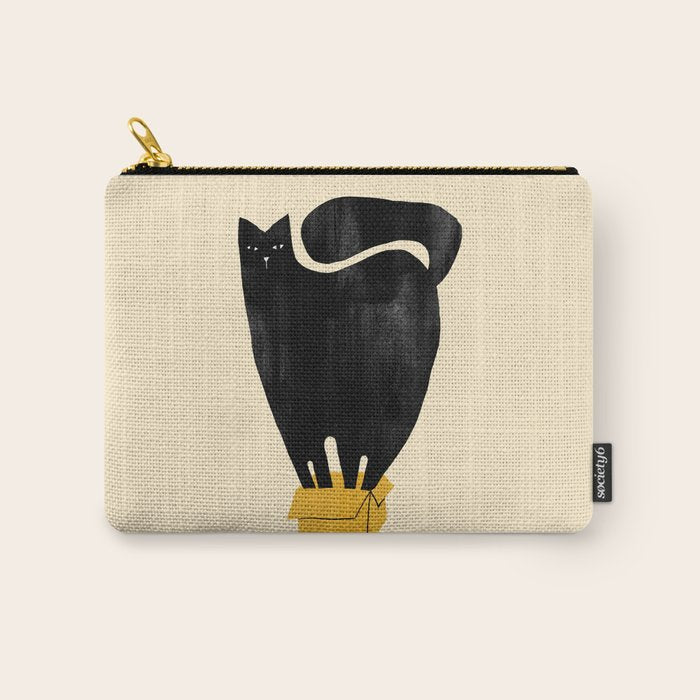 Cat in a box Carry All Pouch Gallery Image 1