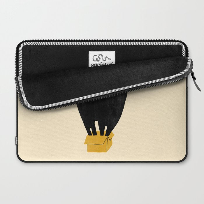 Cat in a box Laptop Sleeve Gallery Image 2